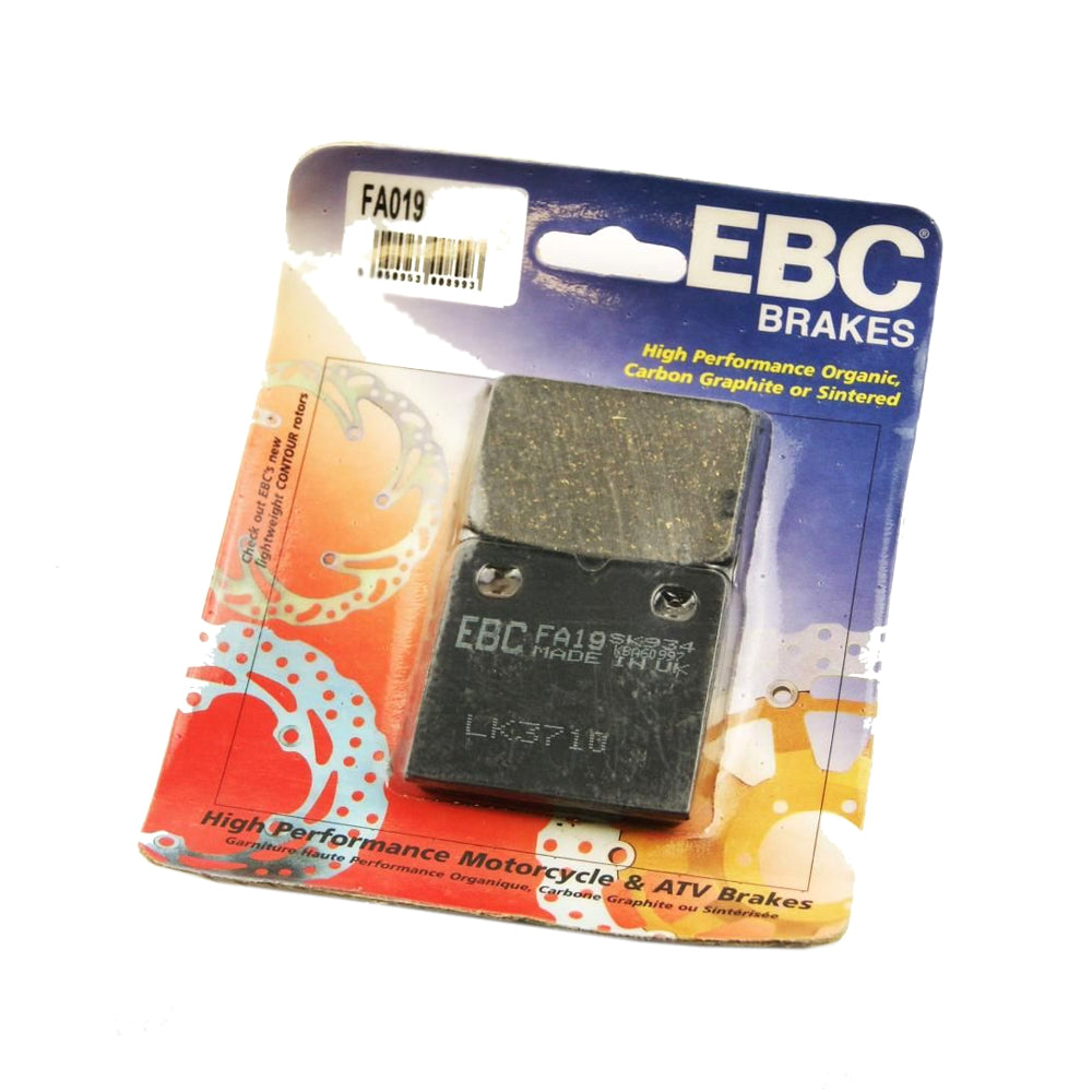 BRAKE PADS DISC SEMI-METAL EBC FA019