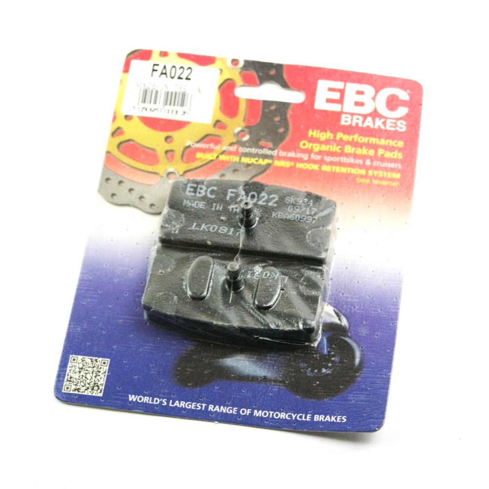 BRAKE PADS SEMI-METAL EBC FA022