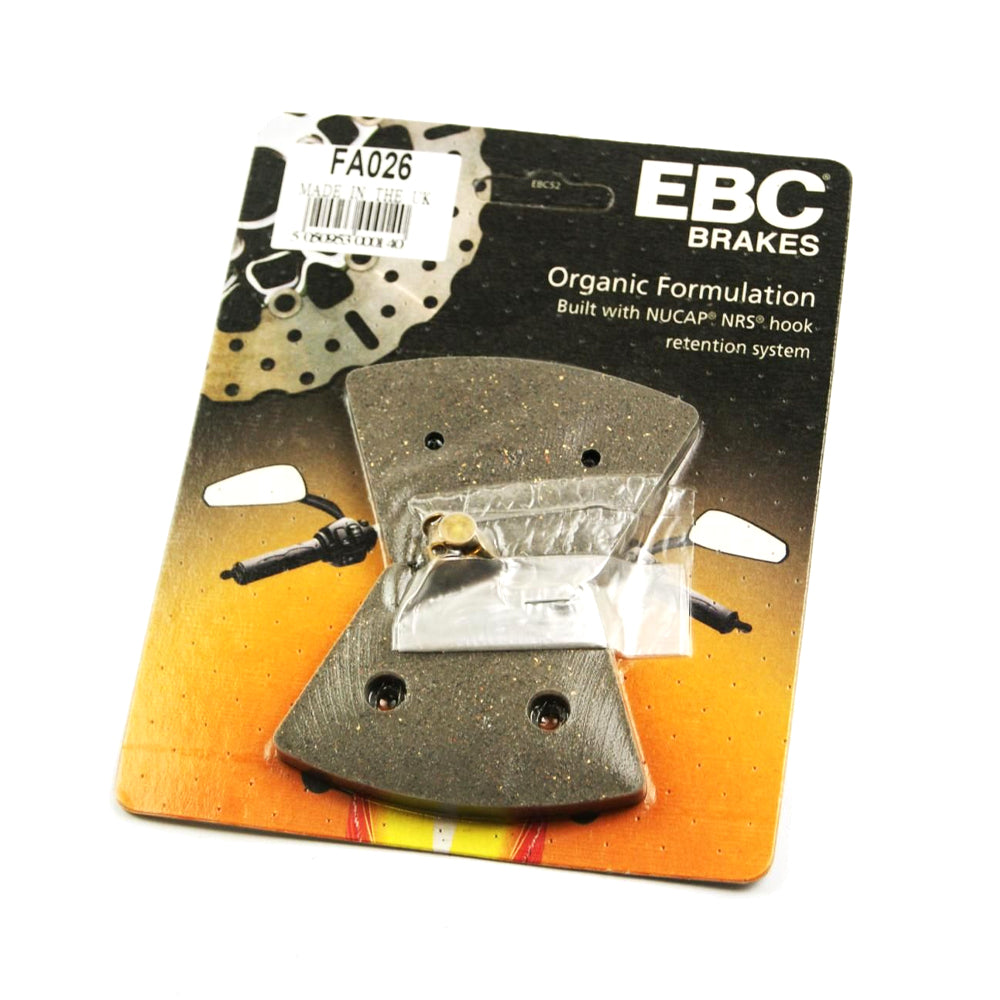 BRAKE PADS SEMI-METAL HARLEY DAVIDSON EBC FA026