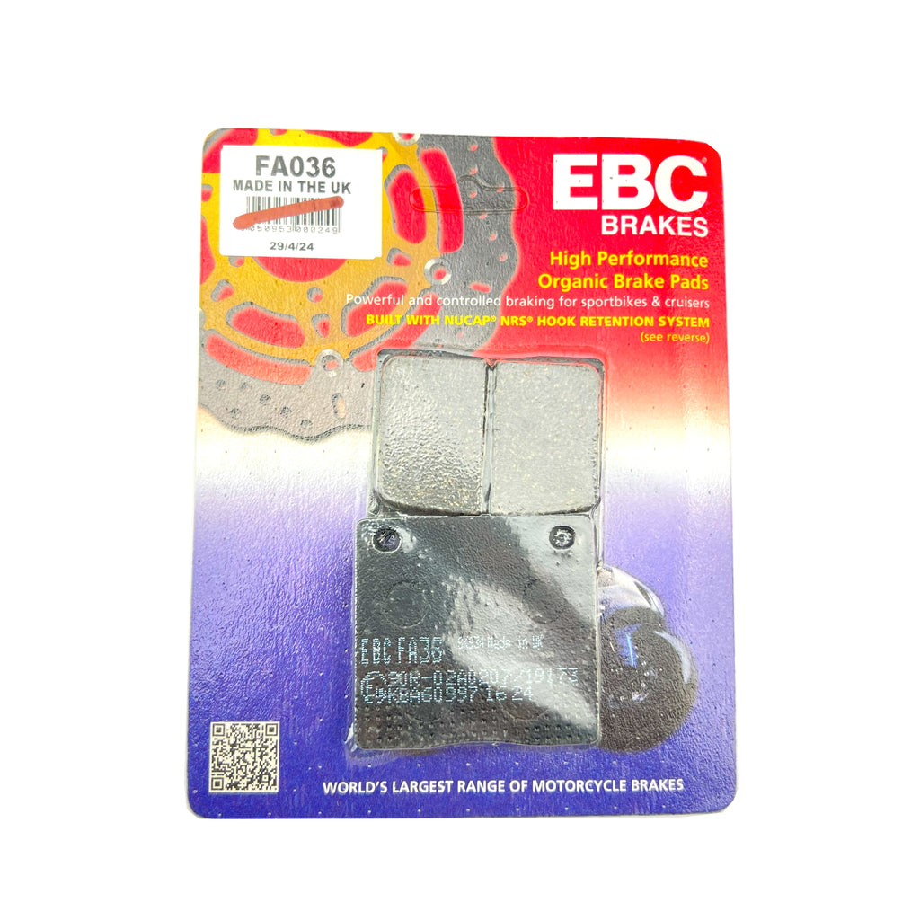 BRAKE PADS DISC VD306 FA036