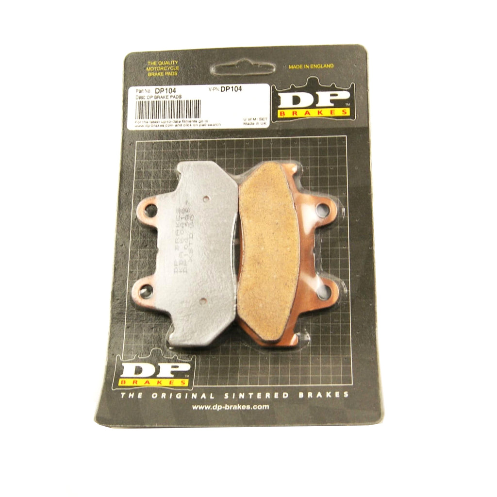 BRAKE PADS SINTERED DP BRAKES, DP104 Premium 41-104.H.DP, 39-069/2