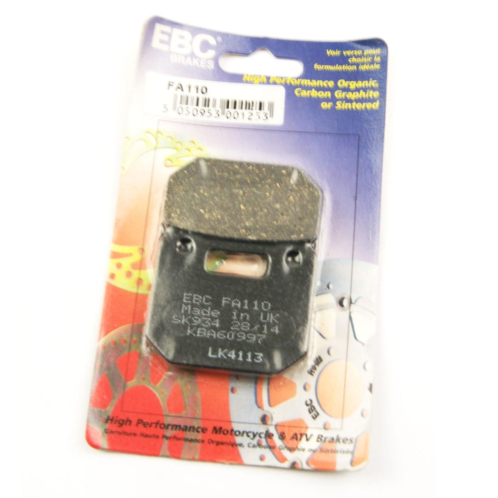 BRAKE PADS SEMI-METAL 1986-1990 SUZUKI RG 125 EBC FA110