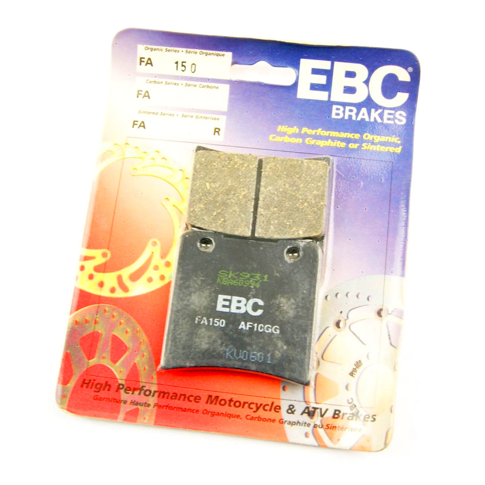 BRAKE PADS STD KEVLAR ORGANIC SEMI-METAL BLACK EBC FA150
