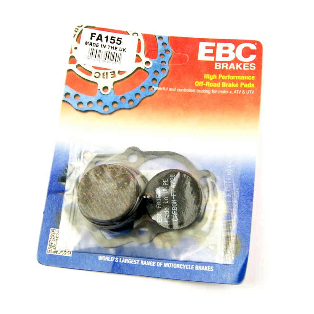 BRAKE PADS STD KEVLAR ORGANIC EBC SEMI-METAL BLACK FA155