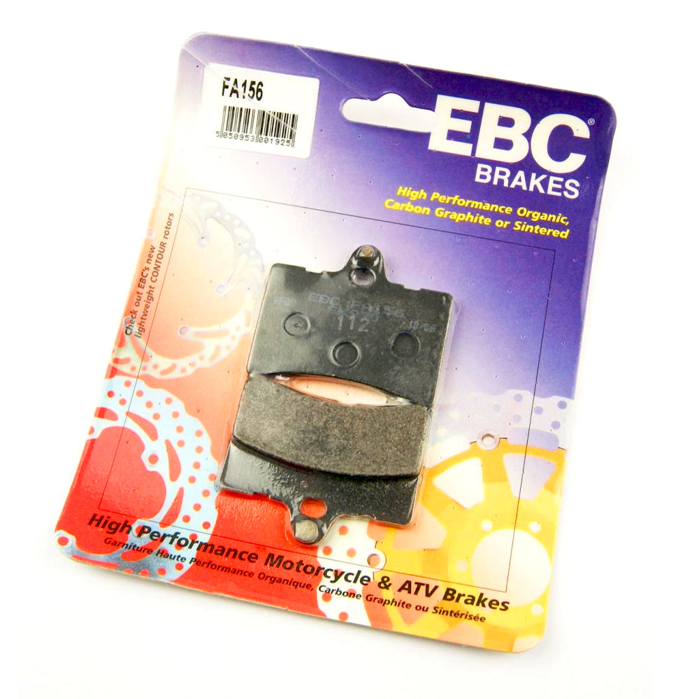 BRAKE PADS STD KEVLAR ORGANIC SEMI-METAL BLACK EBC FA156