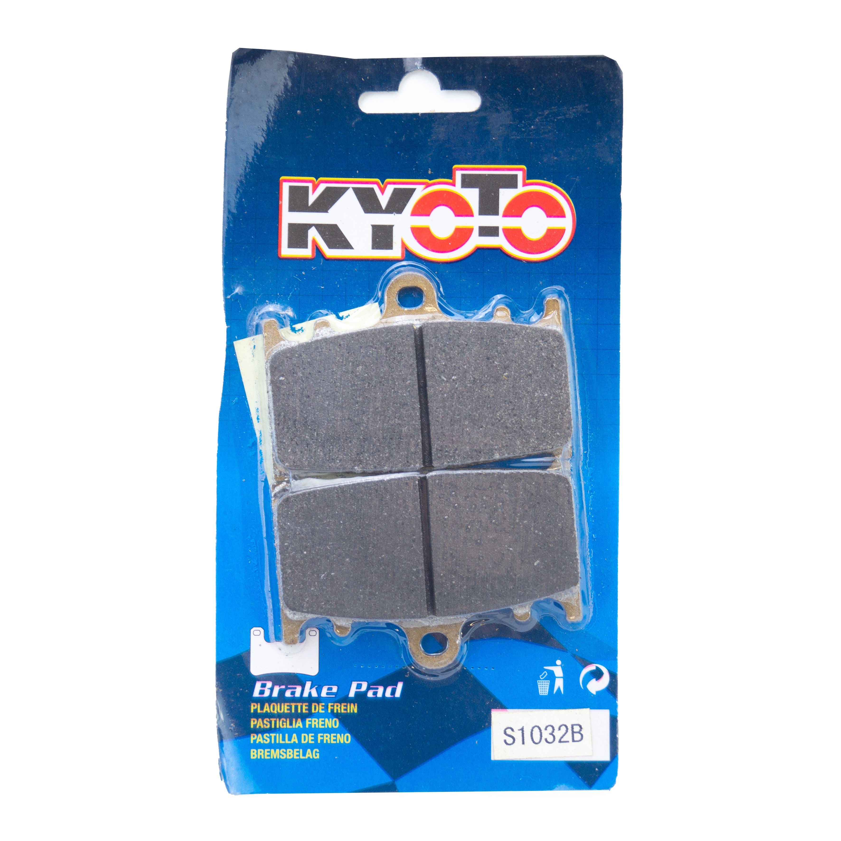 BRAKE PADS SEMI METAL [FA158], KYOTO S1032B