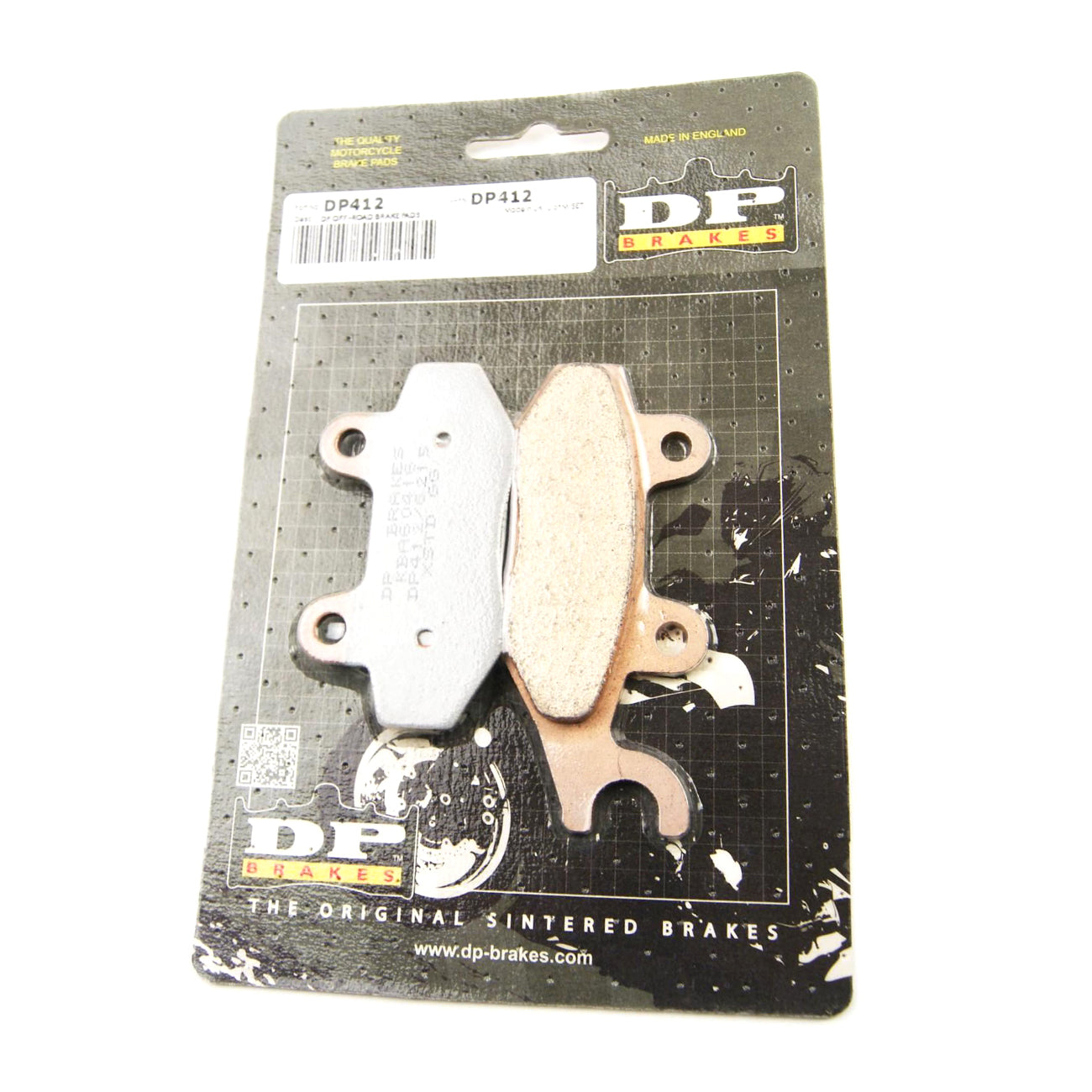 BRAKE PADS SINTERED DP BRAKES, DP412Premium 41-412.H.DP, 39-165