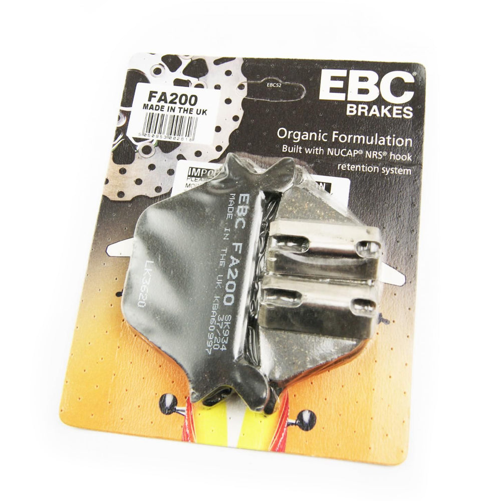 BRAKE PADS STD KEVLAR ORGANIC HARLEY DAVIDSON EBC FA200