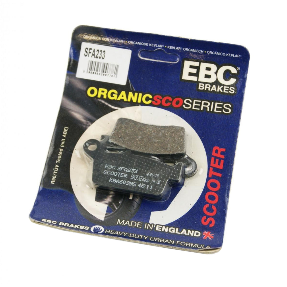 BRAKE PADS STD SCOOTER ORGANIC EBC SFA233
