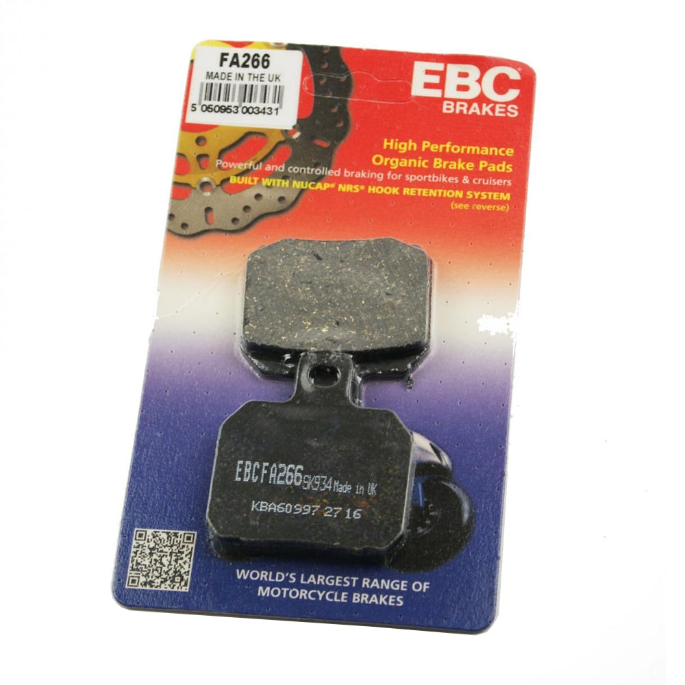 BRAKE PADS KEVLAR ORGANIC EBC FA266