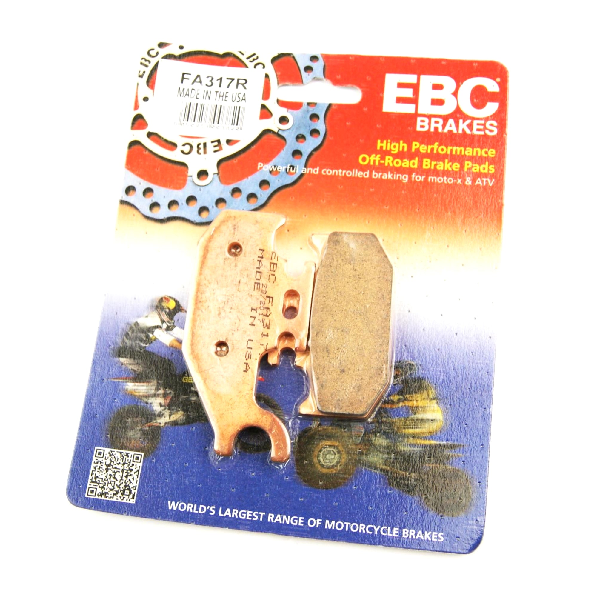 BRAKE PADS SINTERED METAL BOMBARDIER CAN-AM EBC FA317R