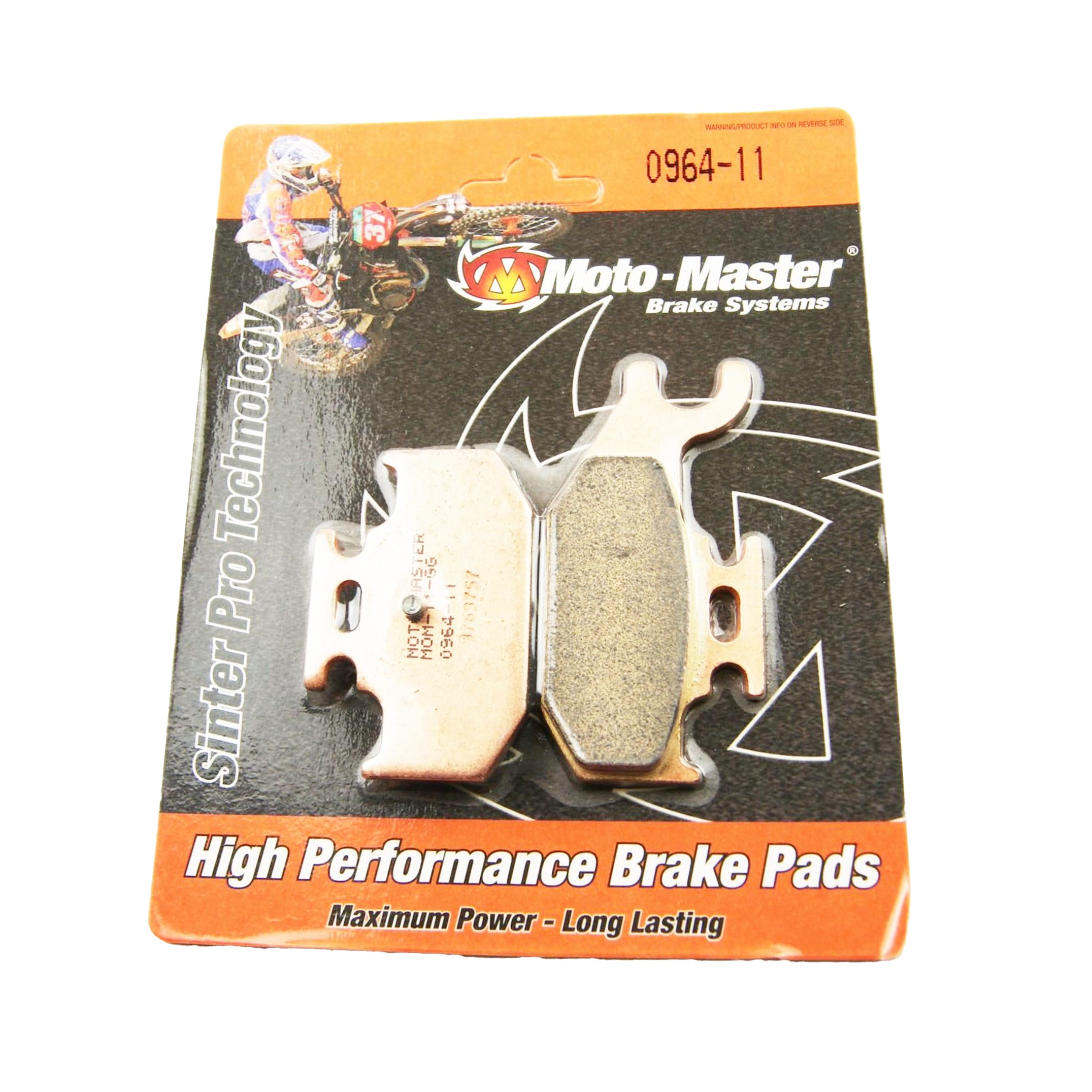 BRAKE PADS MOTO-MASTER, SEMI-METALLIC STD 096411