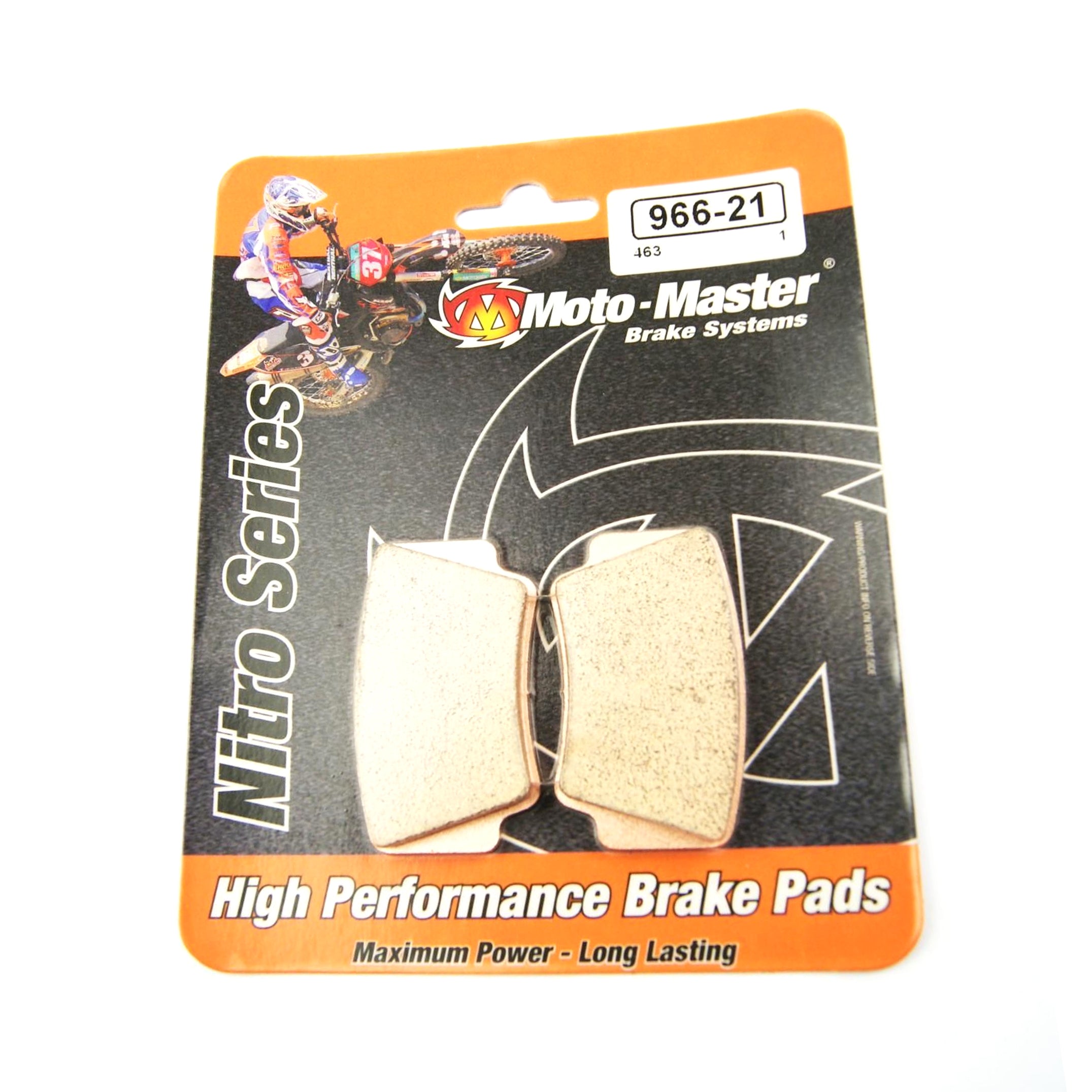 BRAKE PADS SINTERED NITRO, MOTO-MASTER 096621, 39-463