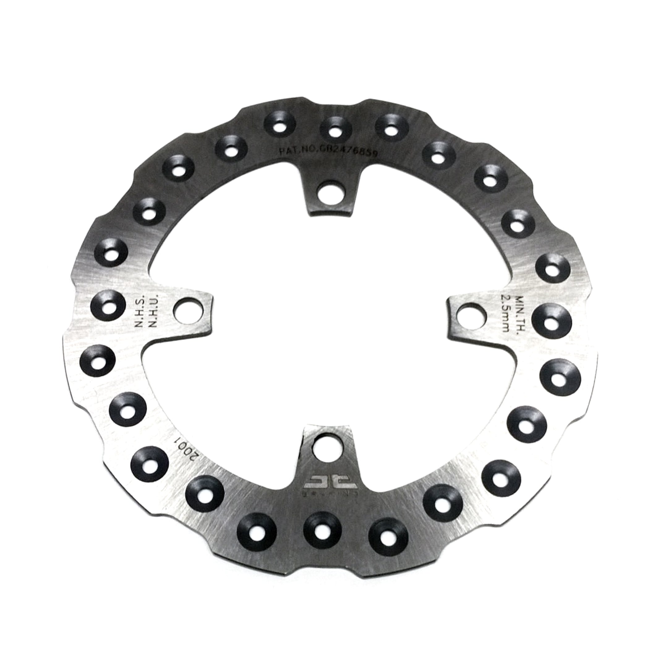 DISC BRAKE FRONT KX65 00-18 JT, JTD2001SC01 KAWASAKI, SELF-CLEANING HOLES