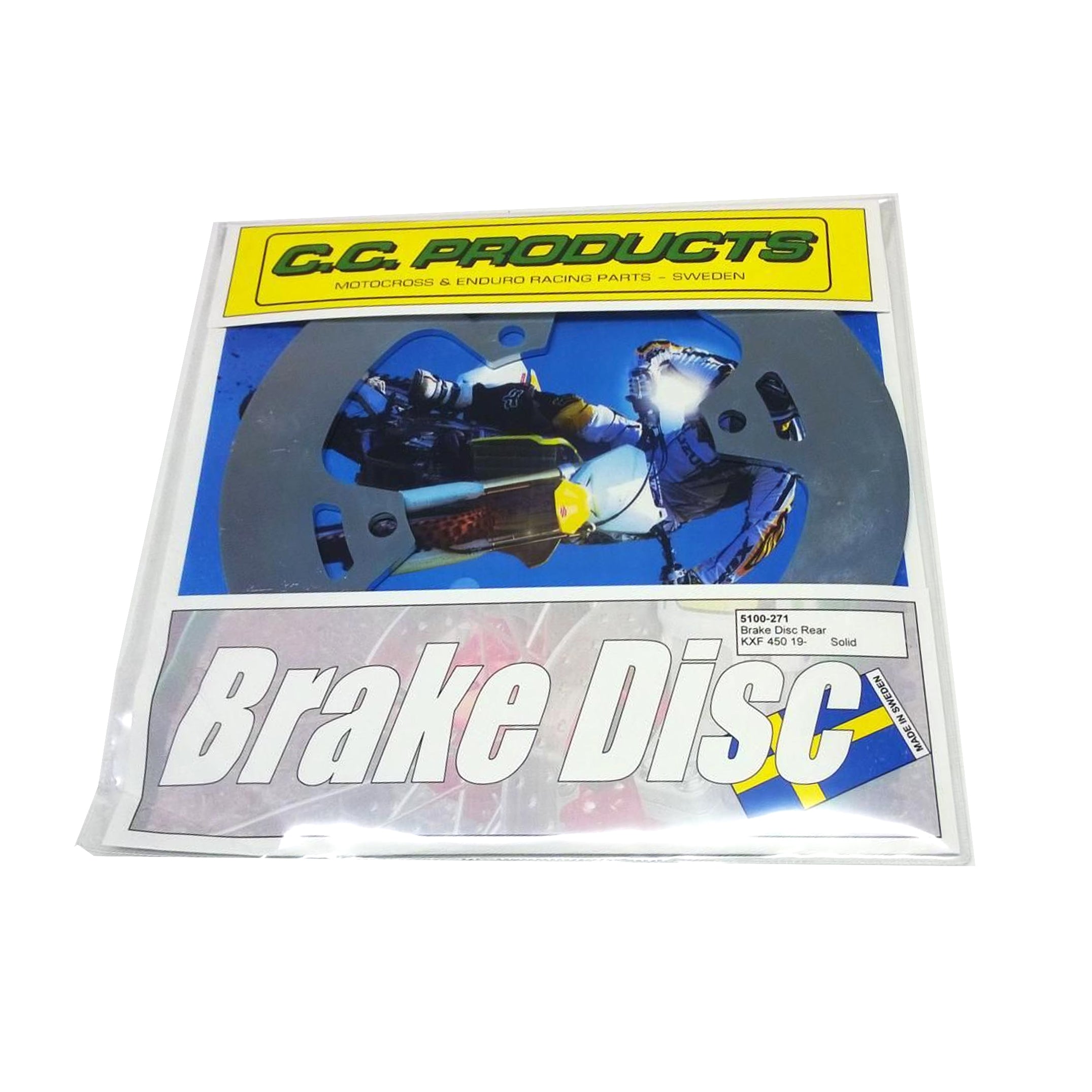 DISC BRAKE REAR SOLID KX450F 2019, CC PRODUCTS 5100-271