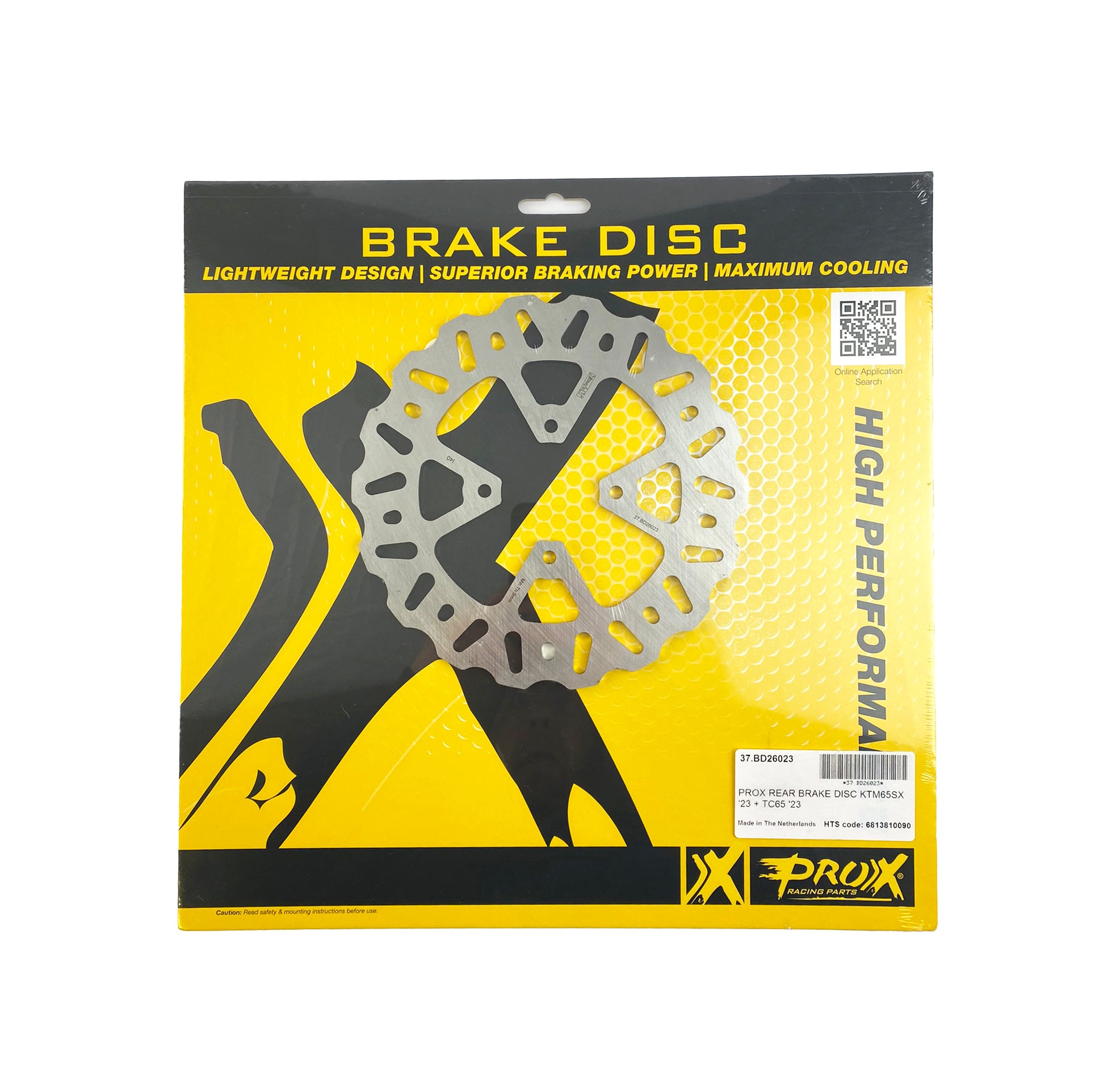 DISC BRAKE REAR KTM 65 SX 2023-24, PROX 37.BD26023
