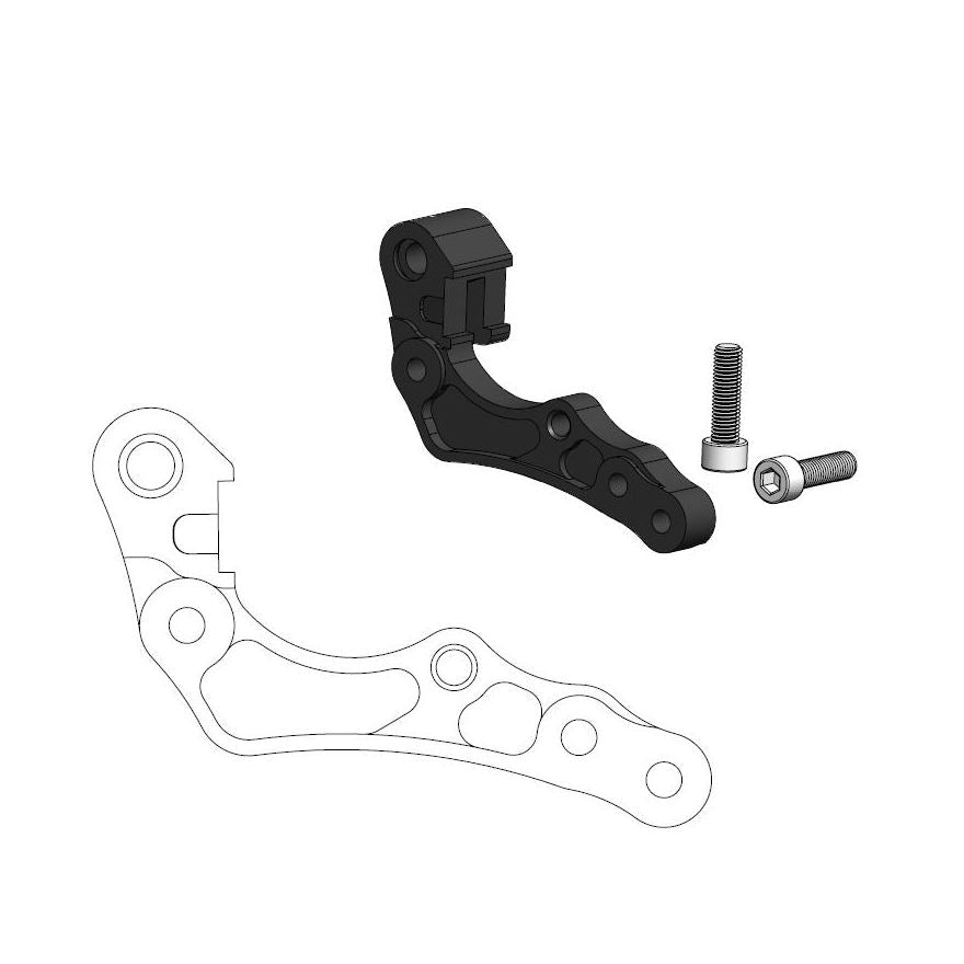 BRACKET 260mm ADAPTER RACING, MOTO-MASTER 211131