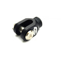 BRAKE CLEVIS REAR BLACK KX KXF, FIR ASRBC-01, CNC ALLOY