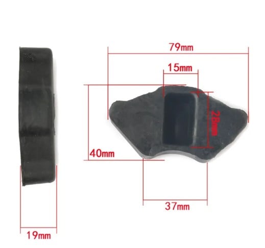 REAR WHEEL HUB RUBBER CUSHION DAMPER PACK4 YAMAHA YBR125 YB125 JYM125 1KL-F5364-00