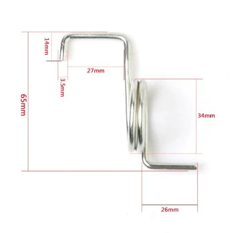 REAR BRAKE PEDAL RETURN SPRING YAMAHA JYM YBR YB 125 90508-40W12