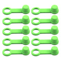 TRADE PACK 10 RUBBER CAPS GREEN, TRADE £0.40 EA. BLEED NIPPLE COVER CAP