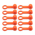TRADE PACK 10 RUBBER CAPS ORANGE, TRADE £0.40 EA. BLEED NIPPLE COVER CAP