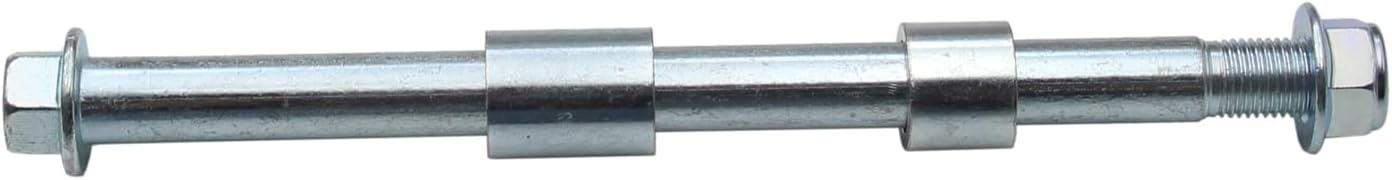 15mm PITBIKE FRONT WHEEL SPINDLE 220mm WITH 27mm & 19mm SPACERS