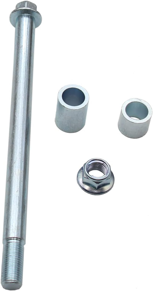 15mm PITBIKE FRONT WHEEL SPINDLE 220mm WITH 27mm & 19mm SPACERS