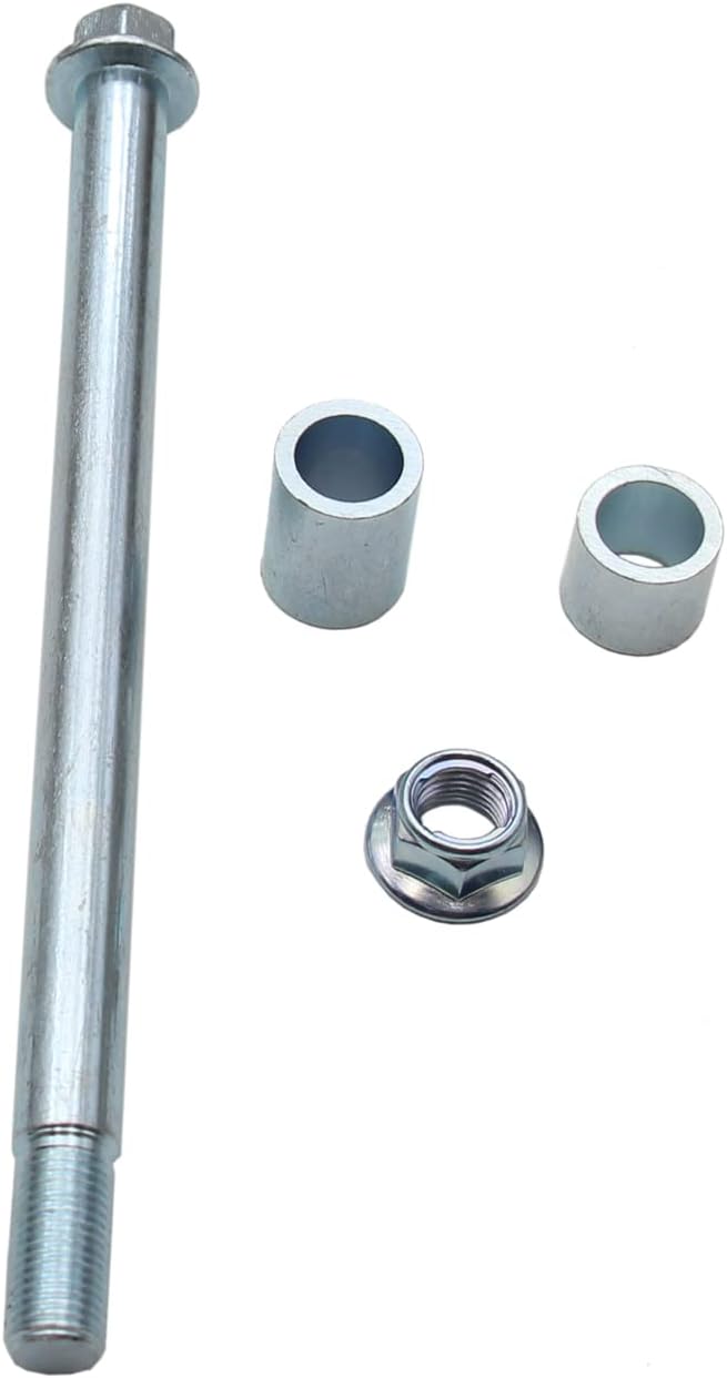 15mm PITBIKE FRONT WHEEL SPINDLE 230mm WITH 36mm & 25mm SPACERS