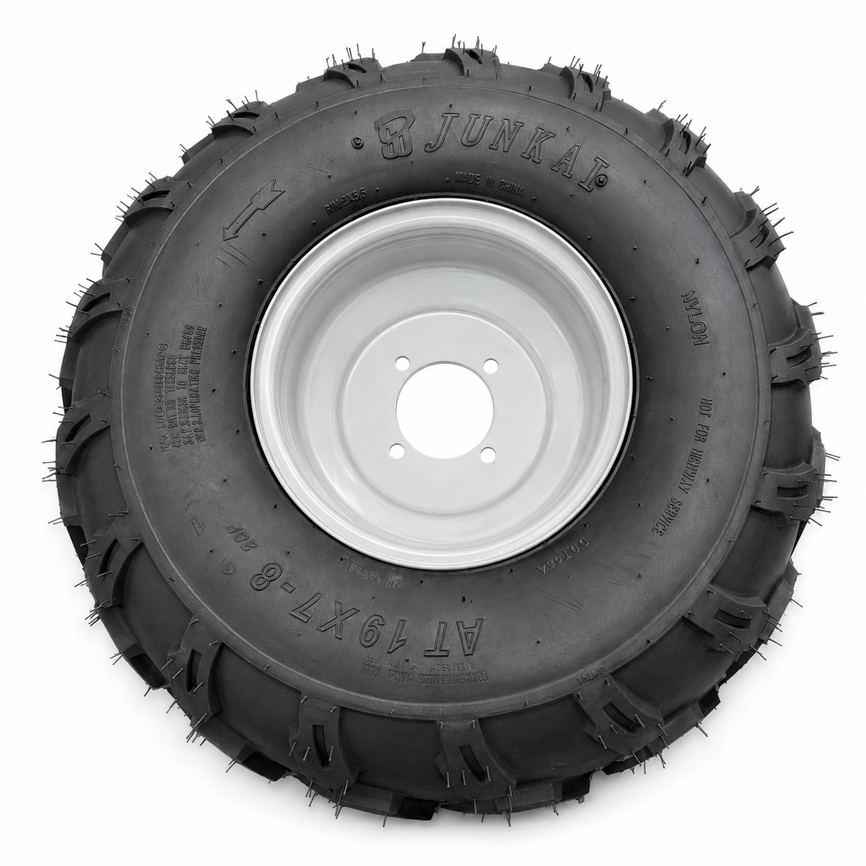 FRONT WHEEL KIT 4/88 19x7.00-8, GO KART BUGGY ATV UNIVERSAL
