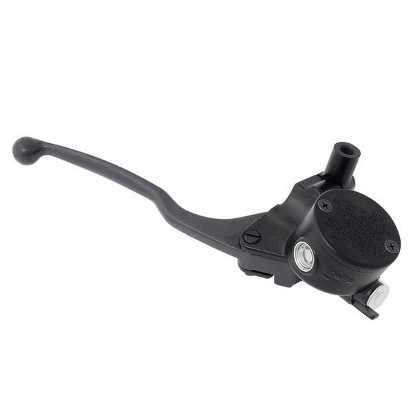 MASTER CYLINDER RETRO 14mm, BLACK BODY WITH BLACK LEVER., 32-1188