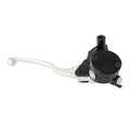 MASTER CYLINDER RETRO 14mm, BLACK BODY WITH SILVER LEVER., 32-1187