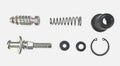 BRAKE MASTER CYL REBUILD KIT 18-1007 GASGAS / HONDA / KAWASAKI / RIEHA / SUZUKI / YAMAHA REAR