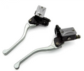 HYDRAULIC CLUTCH & BRAKE LEVERS MASTER CYLINDER SET 7/8 22mm UNIVERSAL MOTORCYCLE