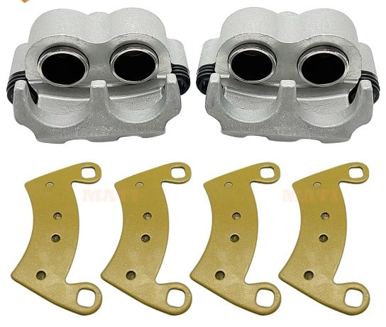 REAR BRAKE CALIPERS AND PADS POLARIS RANGER CREW 30mm PISTON 1912374 1912375