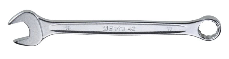 Combination Spanner Wrench Open Offset Ring Ends Chrome-Plated 10mm - Beta Tools 42 10