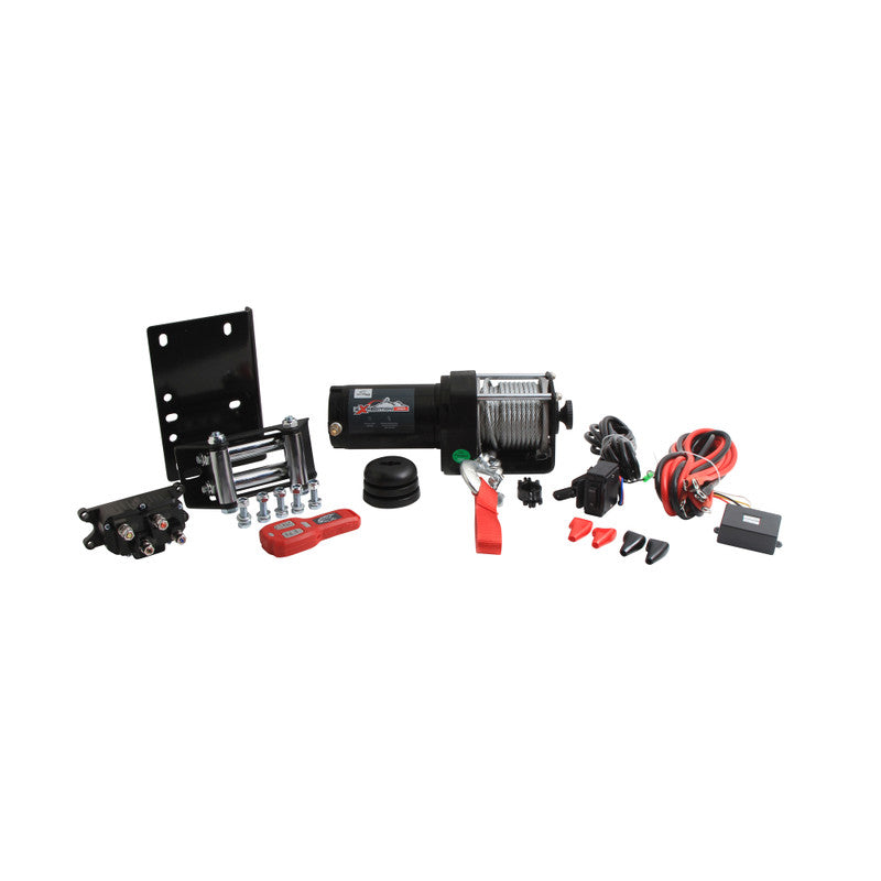 12V WINCH 3500LB/1550KG, ATV/UTV, STEEL CABLE, 2 BOLT, ARROWHEAD 431-01022