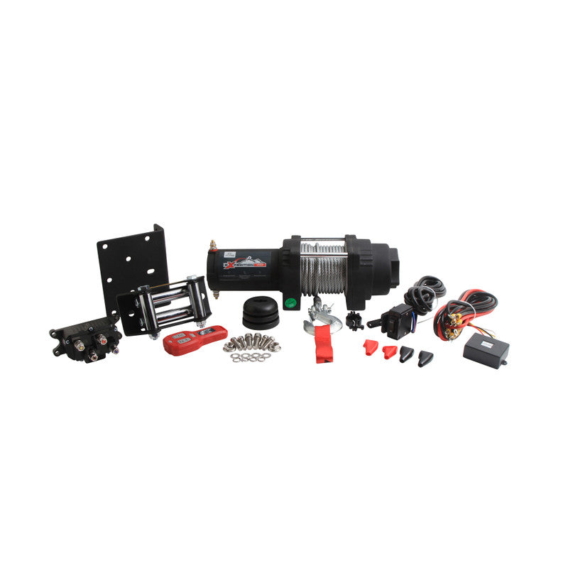 12V WINCH 3500LB/1550KG, ATV/UTV, STEEL CABLE, 4 BOLT, ARROWHEAD 431-01023
