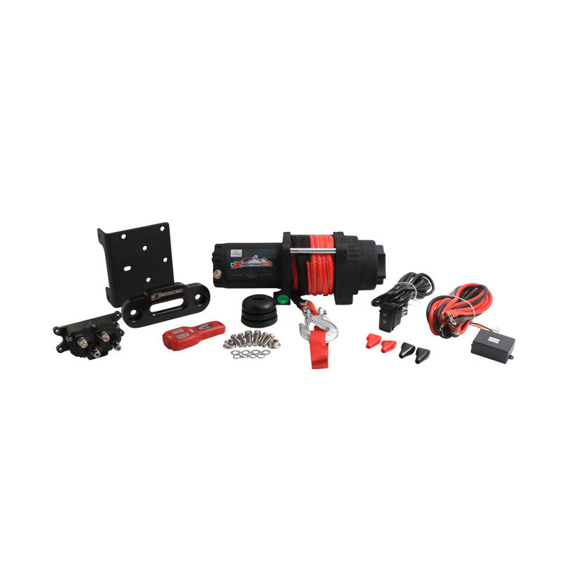 12V WINCH 4500LB/2000KG, ATV/UTV, SYNTHETIC ROPE, 4 BOLT, ARROWHEAD 431-01026