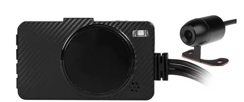 MOTORCYCLE DVR DASHCAM FRONT REAR VIEW DUAL CAMERA