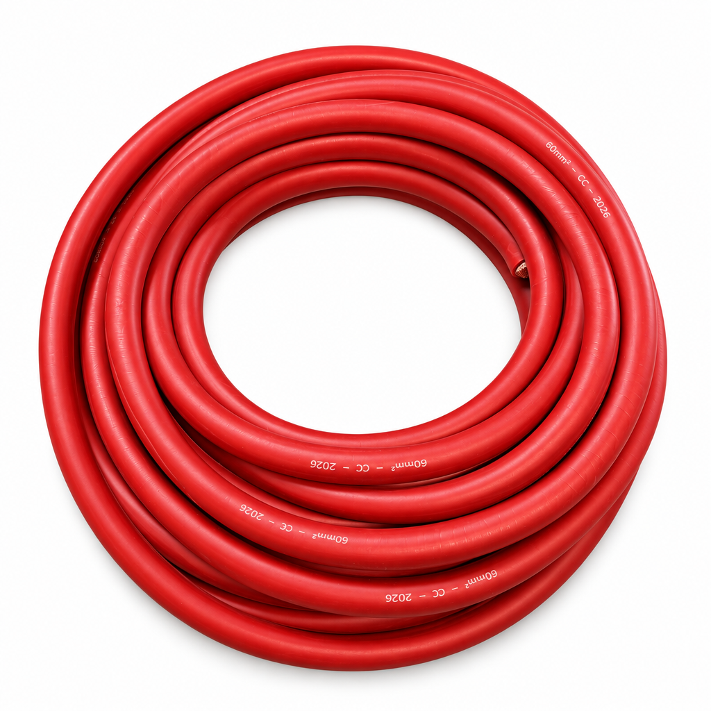 BATTERY WELDING CABLE 60mm² X 10m RED 415A 805/0.30
