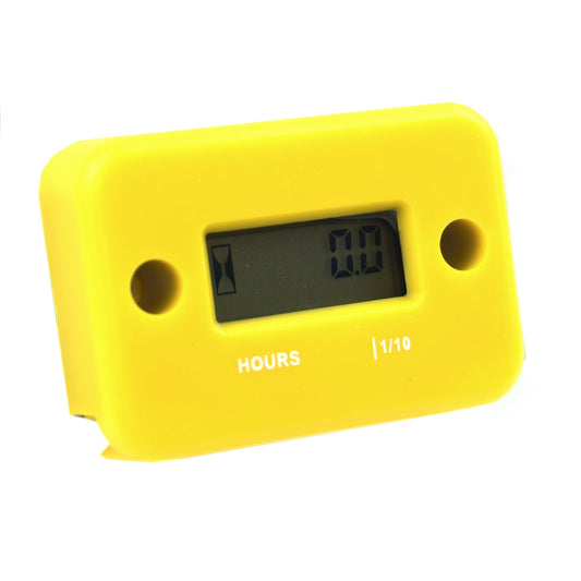 HOUR METER SERVICE REMINDER, YELLOW