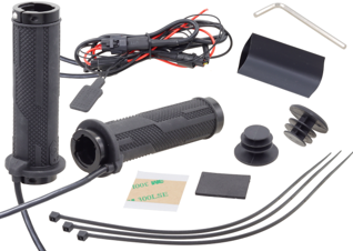 ATV HEATED GRIP SET 22mm 7/8 WITH THUMB WARMER UNIVERSAL