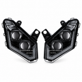 HEADLIGHT FRONT LED ASSEMBLY PAIR 17-24 CAN-AM MAVERICK X3 XDS XRS MAX TURBO R 710004658 710004659