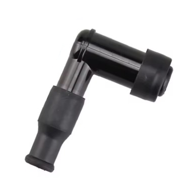 SPARK PLUG CAP 90* WITH RUBBER SEALS LB05F