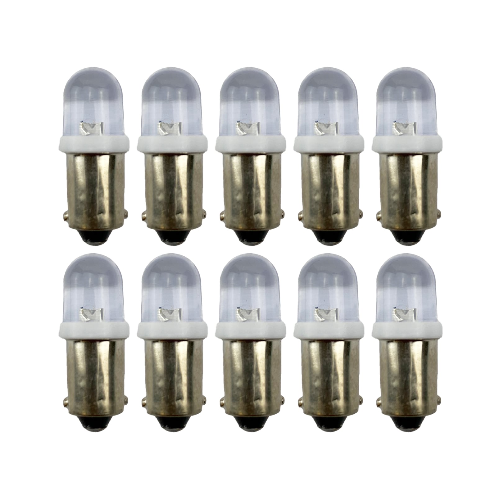 10Pcs LIGHT BULB 12V 4W BA9S P233 T11 3030 1SMD LED T4W