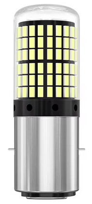 LED 12V 30W HEADLIGHT BULB SUPER BRIGHT WHITE BA20D EACH