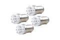 LED BULB 12V WHITE BA15D 9-LEDS PACK OF 4 1157