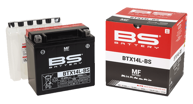 BATTERY YTX14L-BS 12V M.FREE, BS Maintenance Free BTX14L-BS, 300605, BS-BTX14L-BS