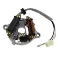 STATOR COIL YAMAHA PW50 4 WIRE [SQUARE BLOCK CONNECTOR 3 PINS USED + SINGLE WIRE FEMAL BULLET]